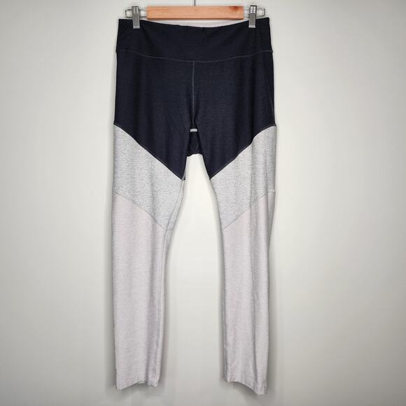 Outdoor Voices Springs Color block 7/8 Leggings Black Gray Large - Picture 2 of 6